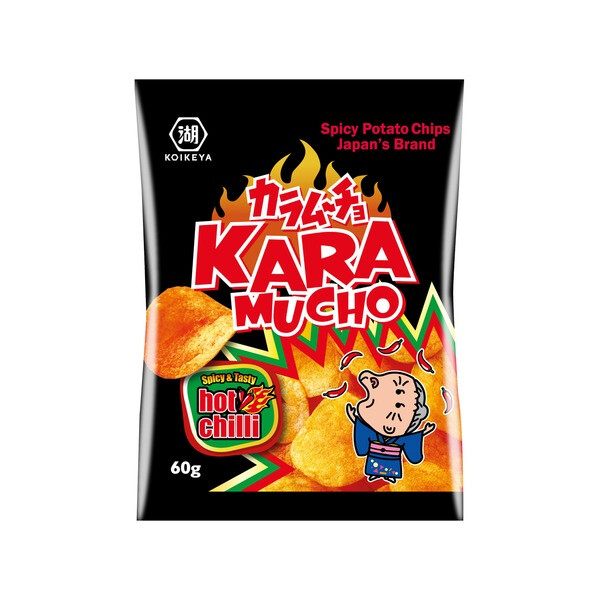 CHIPS SAVEUR PIMENT FORT KARA MUCHO 60GR KOIKEYA