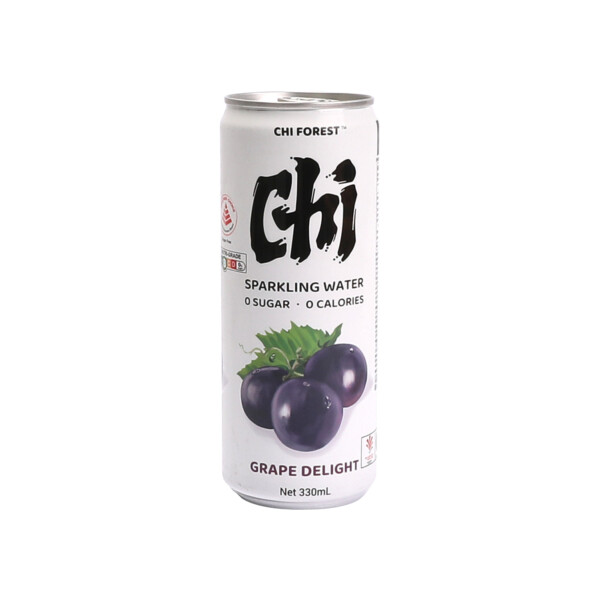 EAU GAZEUSE AR&Ocirc;ME RAISIN Z&Eacute;RO SUCRE 330ML