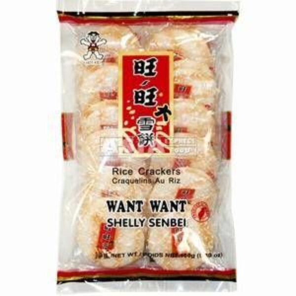 BISCUIT WANT WANT SHELLY SAL&Eacute; SENBEI 150 G