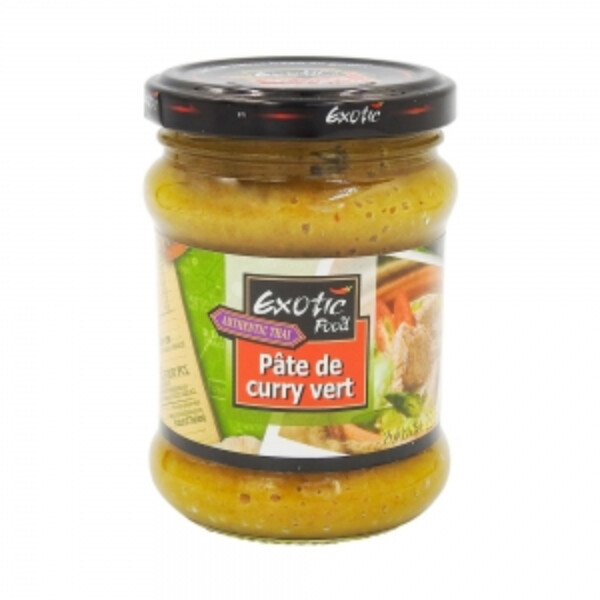 P&Acirc;TE DE CURRY VERT 220G EXOTIC FOOD