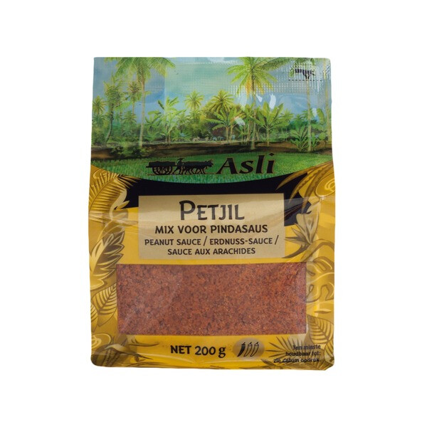 PR&Eacute;PARATION DE SAUCE AUX CACAHOU&Egrave;TES PETJEL INDONESIEN ASLI 200GR