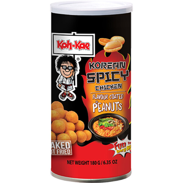 CACAHU&Egrave;TES ENROB&Eacute;ES &Eacute;PIC&Eacute;ES COR&Eacute;ENNES 180GR KOH-KAE