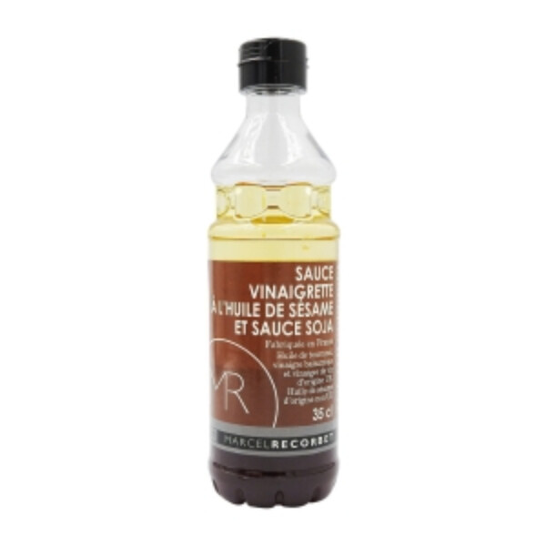 SAUCE VINAIGRETTE A L'HUILE DE S&Eacute;SAME ET SAUCE SOJA 350ML
