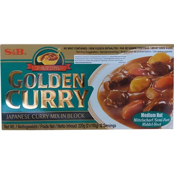 GOLDEN CURRY JAPONAIS SEMI FORT 220GR