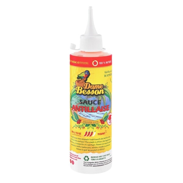 SAUCE ANTILLAISE BOUTEILLE 290GR DAME BESSON