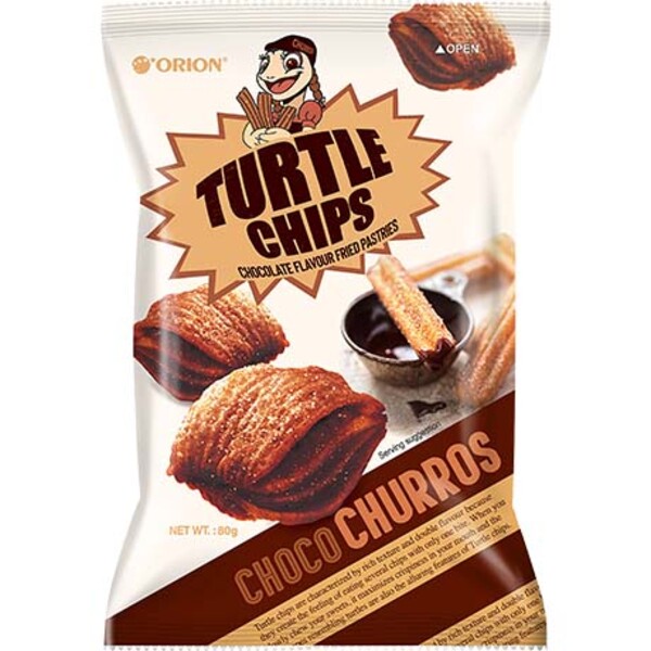 CHIPS CHOCOLAT CHURROS 80GR ORION
