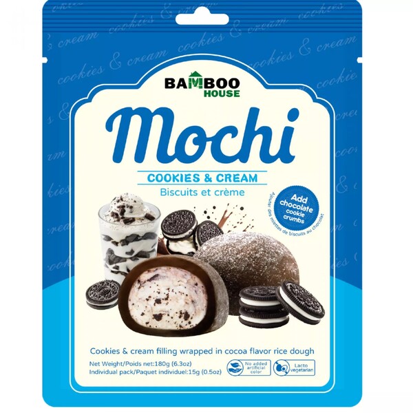 MOCHI COOKIES CREME 180GR BAMBOU HOUSE