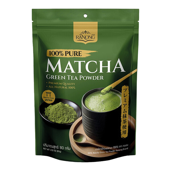 POUDRE DE MATCHA PURE 100% 80G RANONG