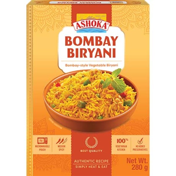 RIZ BIRYANI BOMBAY INSTANTAN&Eacute; 280G ASHOKA