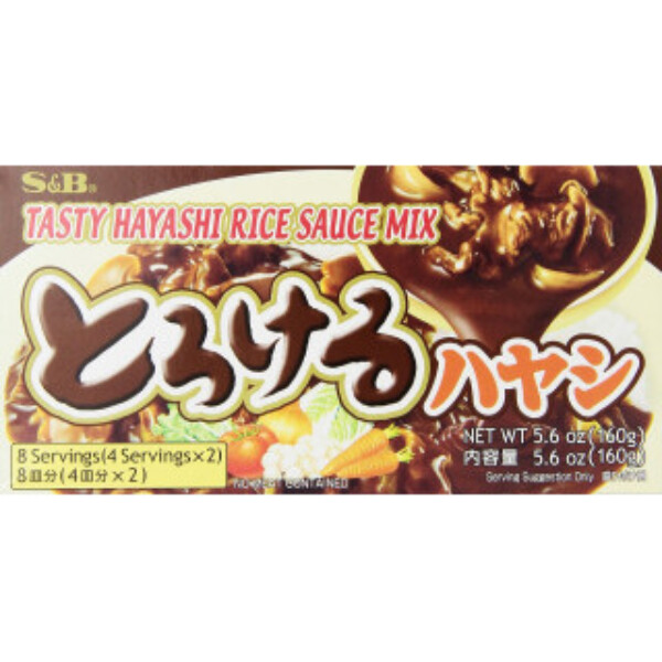 DU 12/09/26    TASTY HAYASHI RICE SAUCE 160GR