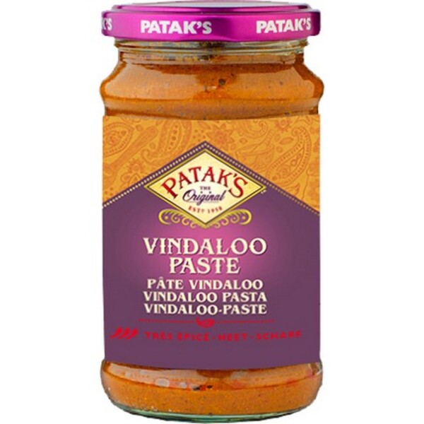 CURRY VINDALOO PATAKS 283GR