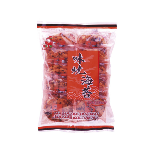 BISCUITS DE RIZ AUX ALGUES PIQUANTS 135GR