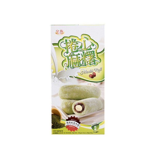 ROULEAU DE MOCHI THE VERT ET HARICOT ROUGE 150GR