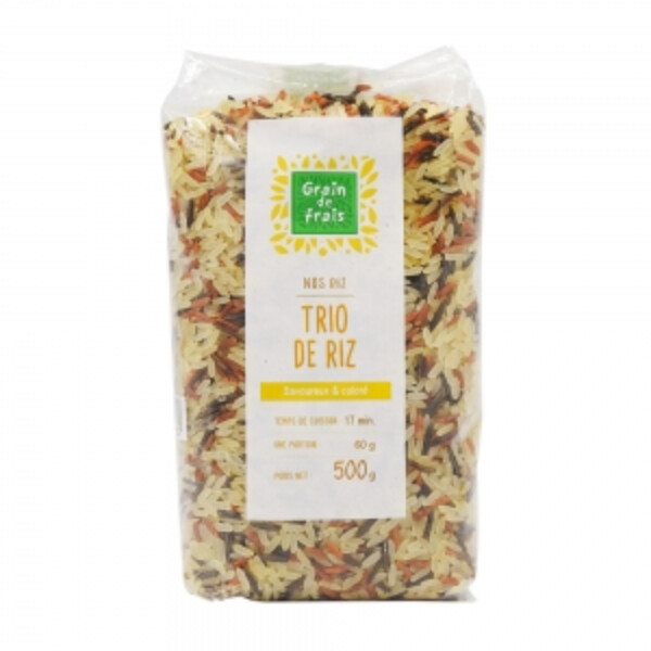 TRIO DE RIZ 500G GRAIN DE FRAIS