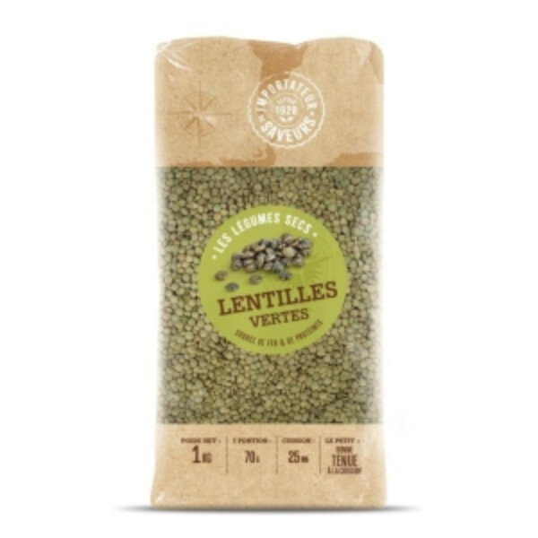 LENTILLES VERTES 1KG IDS