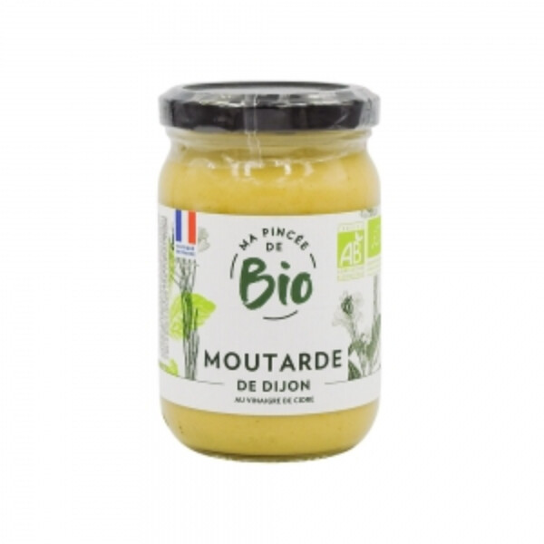 MOUTARDE DE DIJON BIO 200GR