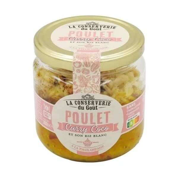 CONSERVE POULET AU CURRY COCO 300G LA CONSERVERIE