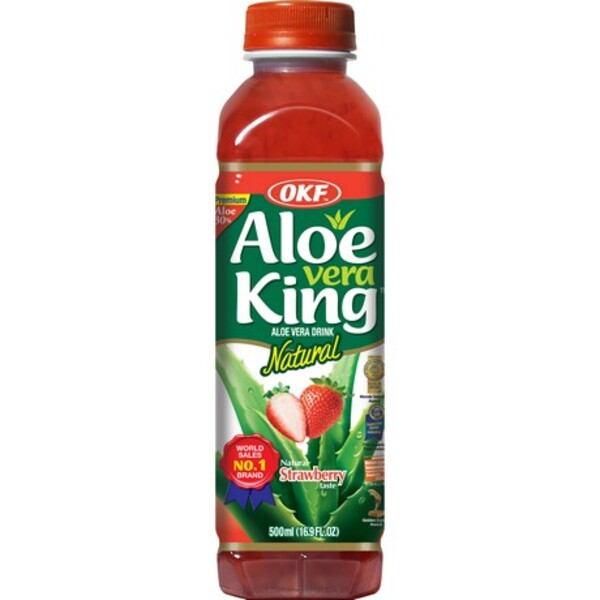 BOISSON COR&Eacute;ENNE ALOE VERA FRAISE 500ML OKF