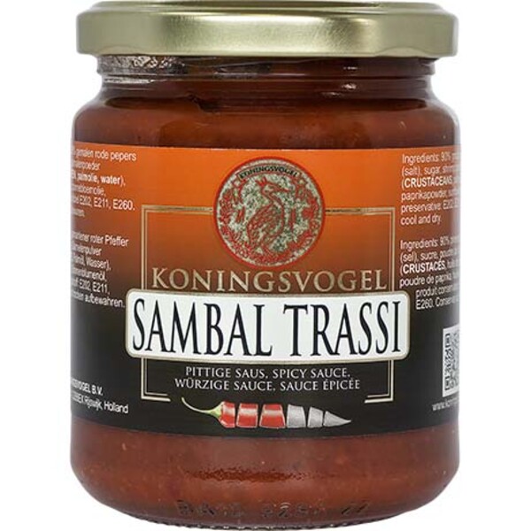 SAUCE DE SAMBAL TRASSI 270GR KONINGSVOGEL