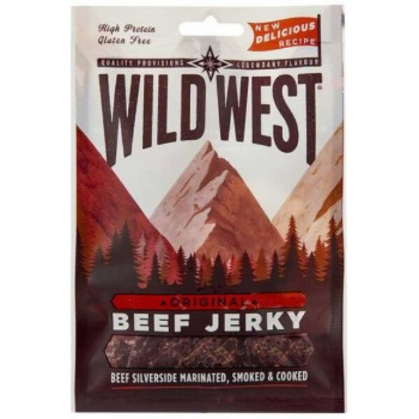BOEUF SECH&Eacute; WILD WEST BEEF JERKY ORIGINAL 25 GR