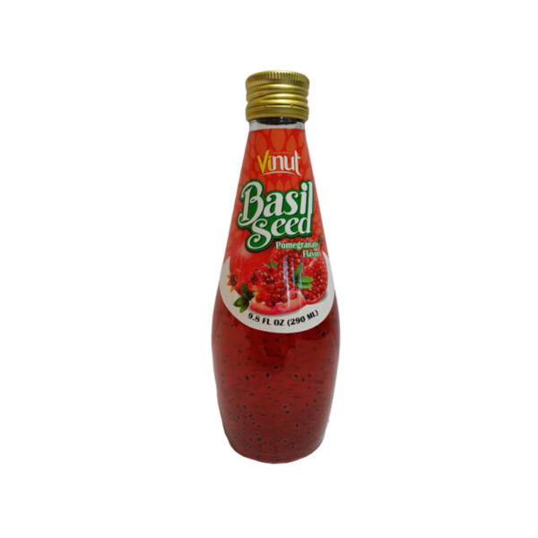 BOISSON &Agrave; LA GRENADE ET GRAINES DE BASILIC 290ML