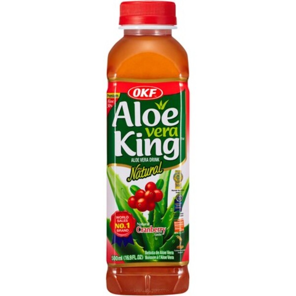 BOISSON CORÉENNE ALOE VERA CRANBERRY 500ML OKF