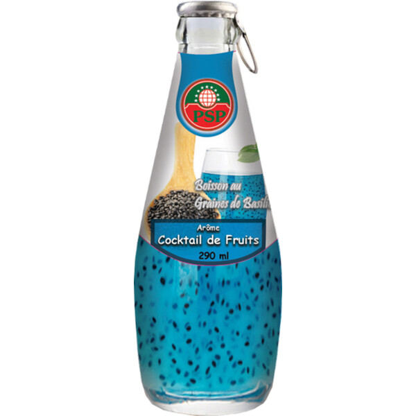 BOISSON COCKTAIL  AUX GRAINES BASILIC 290ML PSP