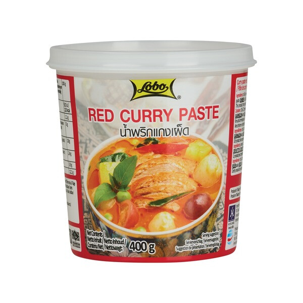P&Acirc;T&Eacute; CURRY ROUGE 400G LOBO