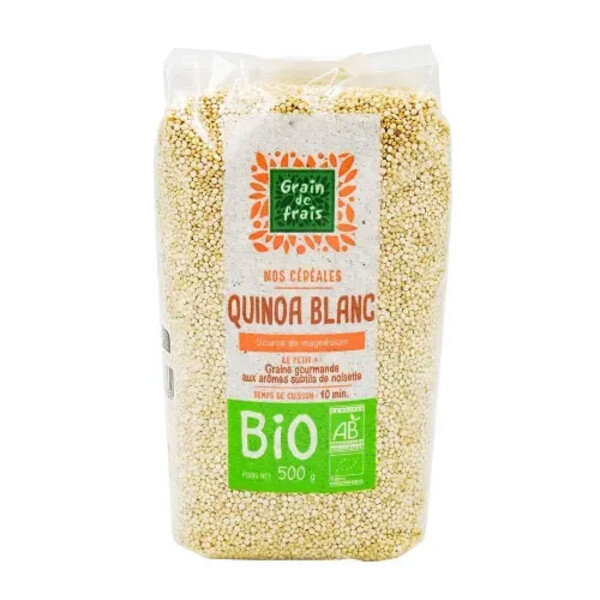 QUINOA BLANC BIO 500GR GRAIN DE FRAIS