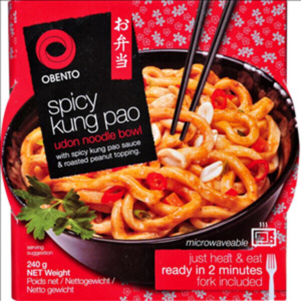 BOL DE NOUILLE KUNGPAO EPICEE 240G OBENTO