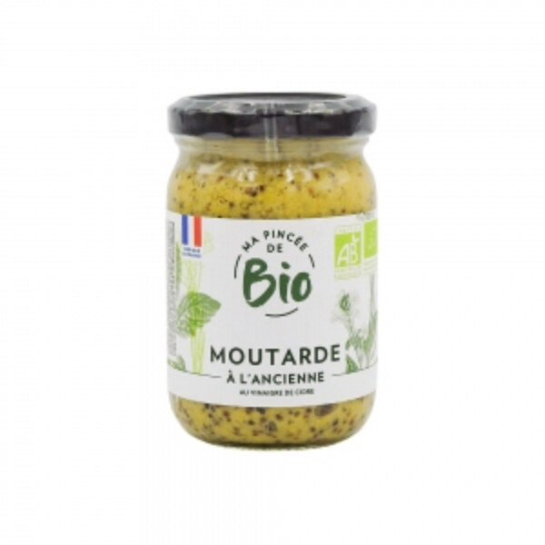 MOUTARDE BIO A L'ANCIENNE 200GR MA PINCEE