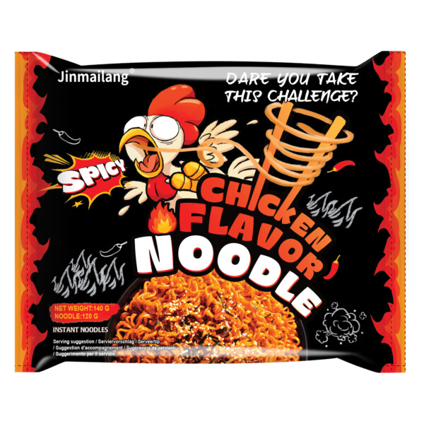 NOUILES POULET SPICY 140GR JINMAILANG