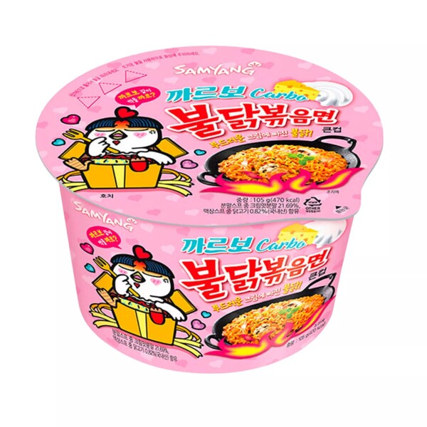 NOUILLES BOL POULET CARBONARA 105G SAMYANG