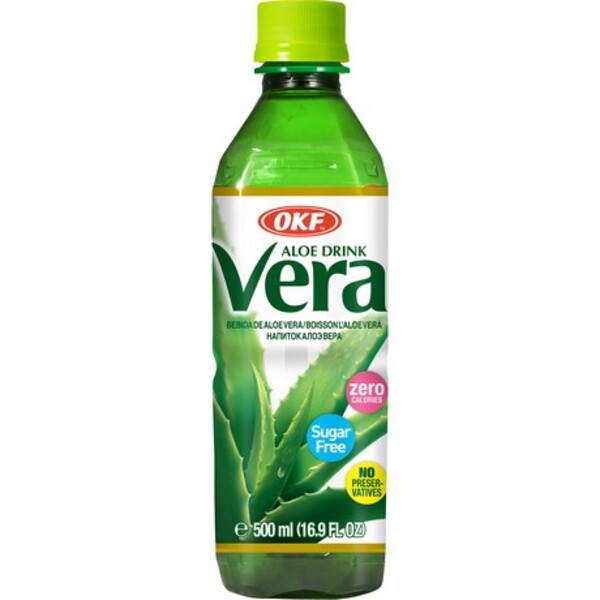 BOISSON COR&Eacute;ENNE ALOE VERA NATURE SANS SUCRE  500ML OKF