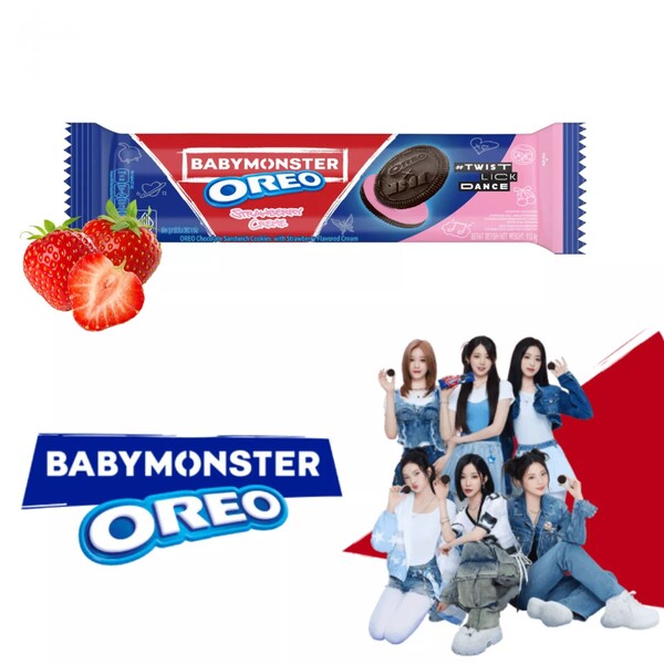OREO FRAISE CHOCOLAT BABYMONSTER 120GR