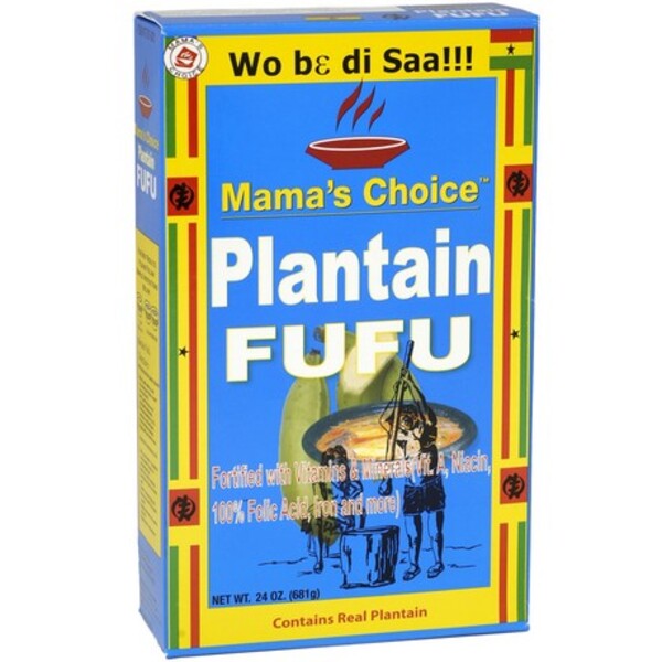 FARINE DE FUFU MIX PLANTIN 624 GR MAMAS CHOICE
