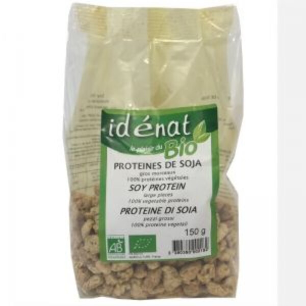 PROTÉINES DE SOJA GROS MORCEAUX BIO PAQUET 150G