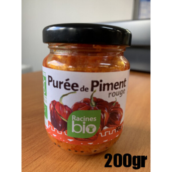 PUREE DE PIMENT ROUGE BIO 200G