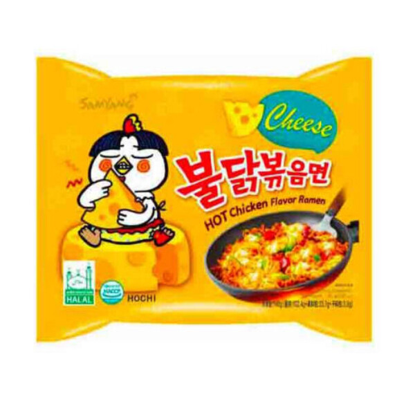 NOUILLES RAMEN AU POULET BULDAK FROMAGE SAMYANG 140G