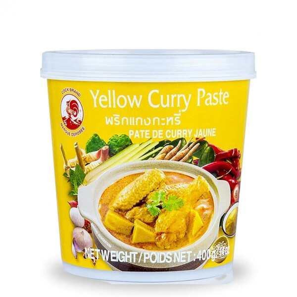 PATE DE CURRY JAUNE 400GR COCK