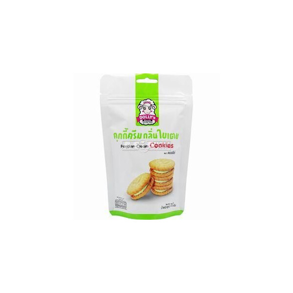 BISCUITS CR&Egrave;ME PANDAN 70G DOLLY'S
