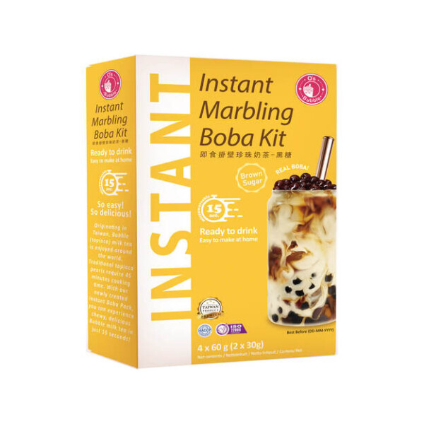 KIT BUBBLE TEA BOBA SUCRE BRUN
