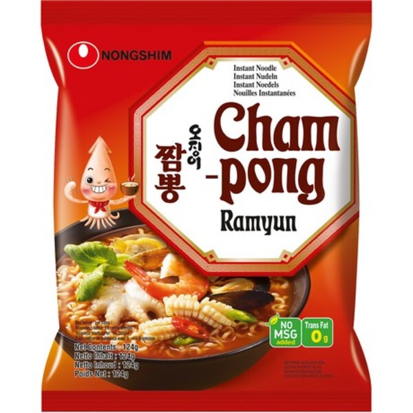 RAMENS CORR&Eacute;ENNES CHAMPONG RAMYUM 124GR  NONGSHIM