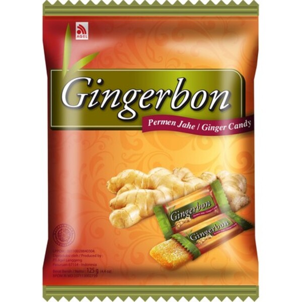 BONBON AUX GINGEMBRE 125GR