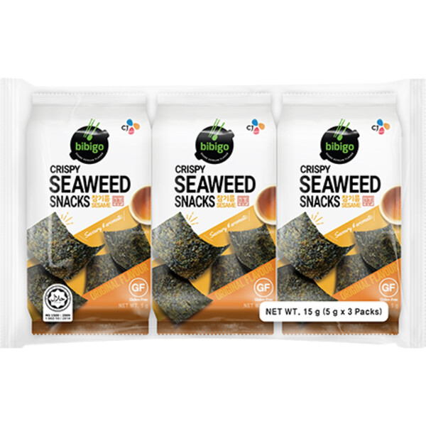 SNACK D'ALGUES CROUSTILLANT AU SESAME 5GR