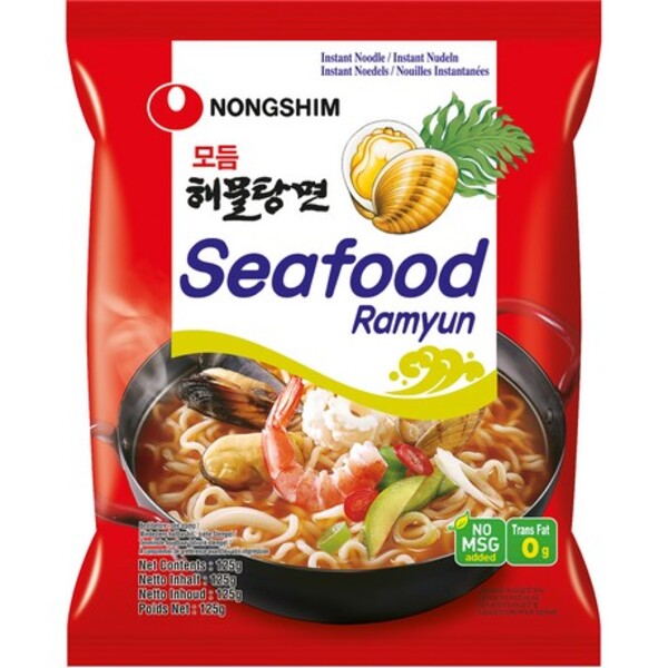 RAMENS COR&Eacute;ENNES FRUIT DE MER NONGSHIN 125G
