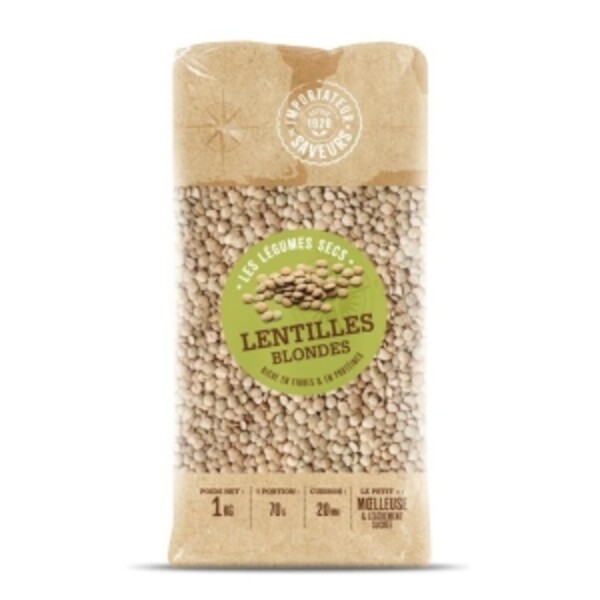 LENTILLES BLONDES 1KG IDS