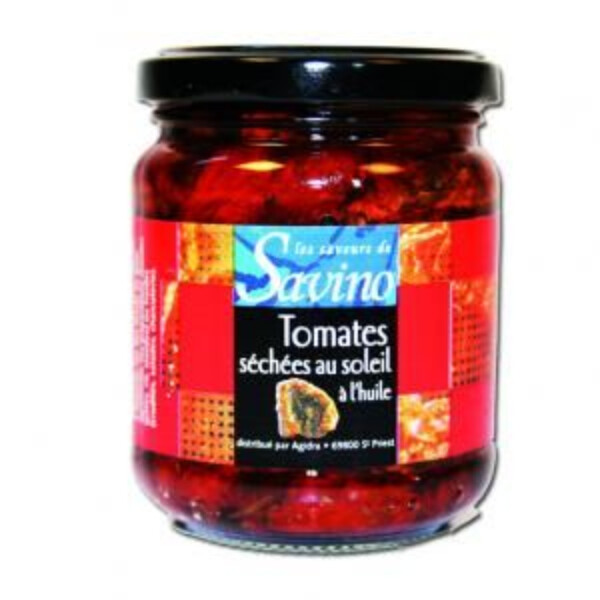 TOMATES S&Eacute;CH&Eacute;ES &Agrave; L'HUILE POT 210G SAVINO