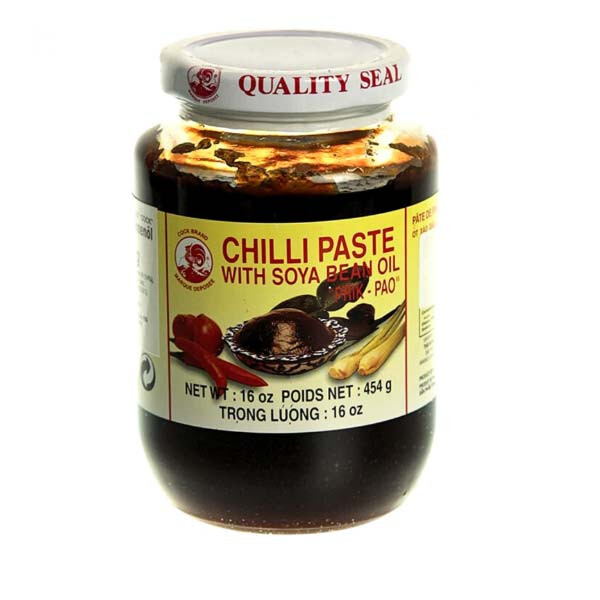 P&Acirc;TE DE PIMENT A L'HUILE DE SOJA 454GR COCK BRAND