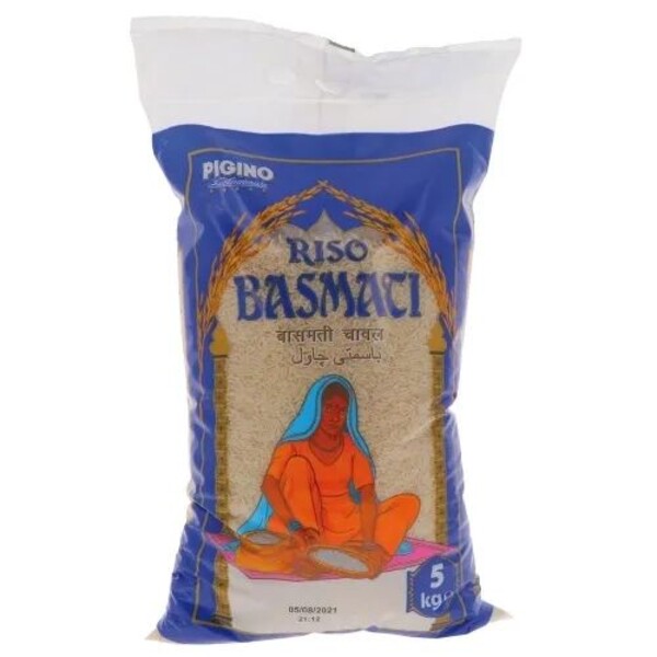 RIZ BASMATI 5KG PIGINO 